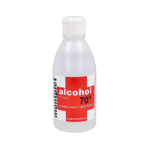 ALCOHOL 70º MONTPLET 1 FRASCO 250 ml
