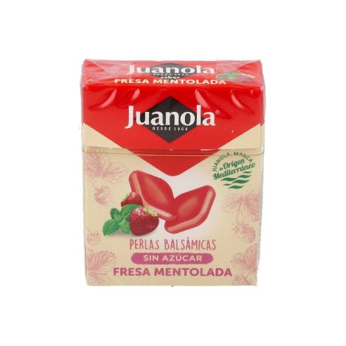 JUANOLA PERLAS FRESA MENTOLADA  1 ENVASE 25 G