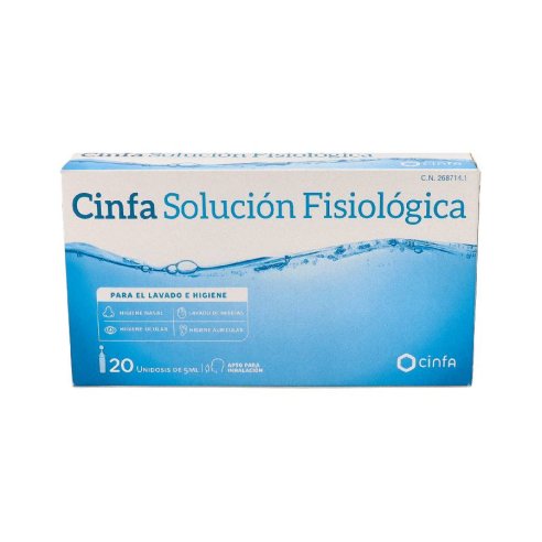 CINFA SOLUCION FISIOLOGICA  20 UNIDADES MONODOSIS 5 ml