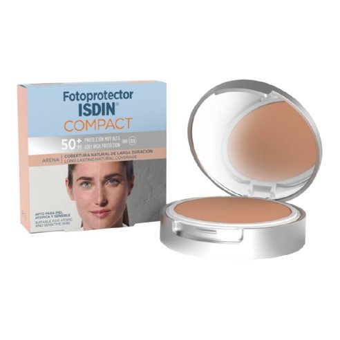 FOTOPROTECTOR ISDIN COMPACT SPF 50 MAQUILLAJE COMPACTO OIL-